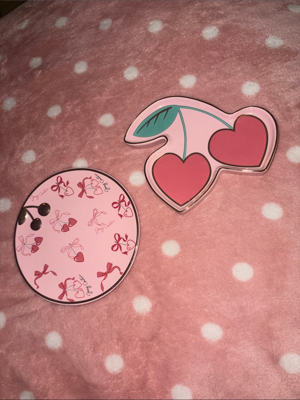 Juicy Couture Cherry Trinket Dish Set NWOT